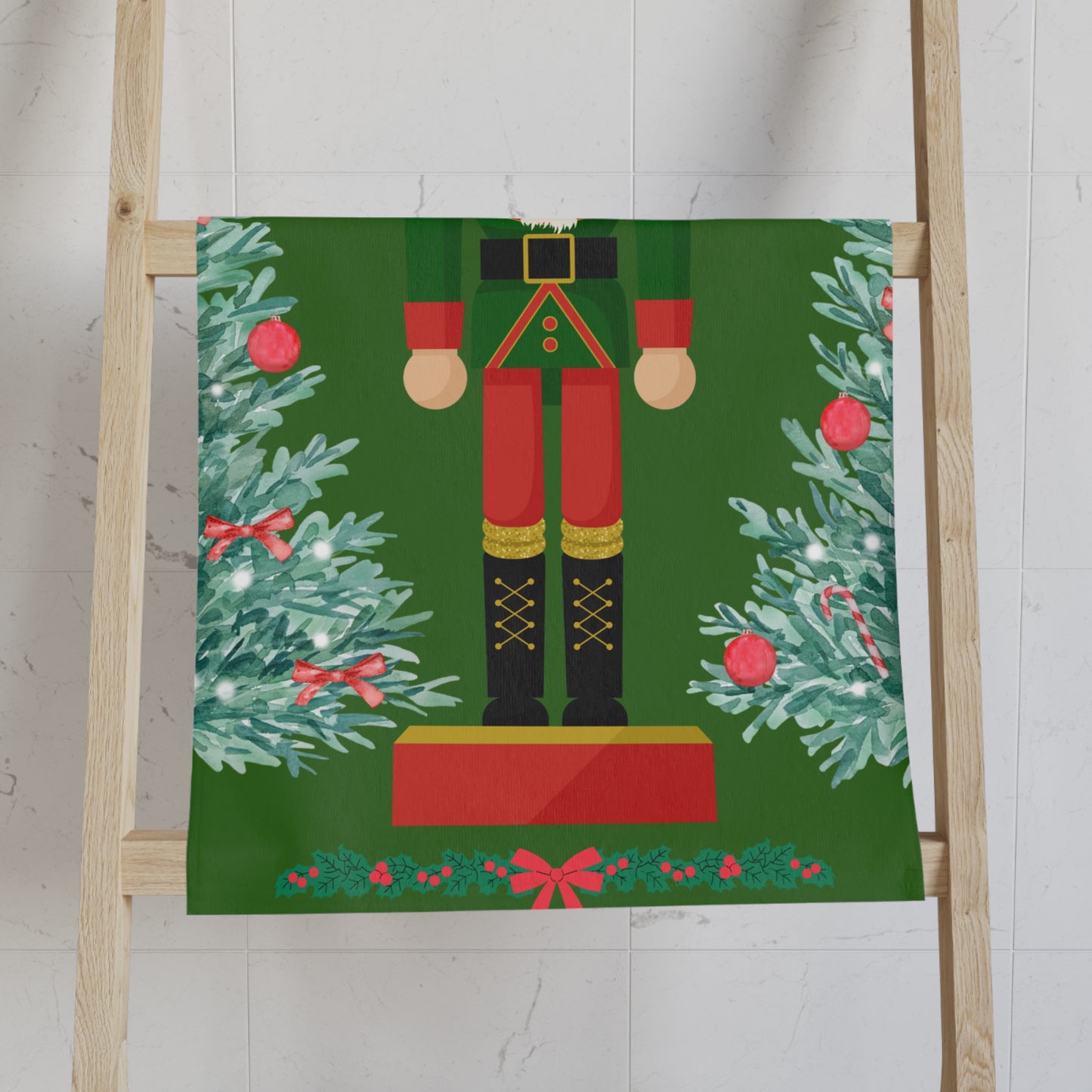 Nutcracker Holiday Hand Towel