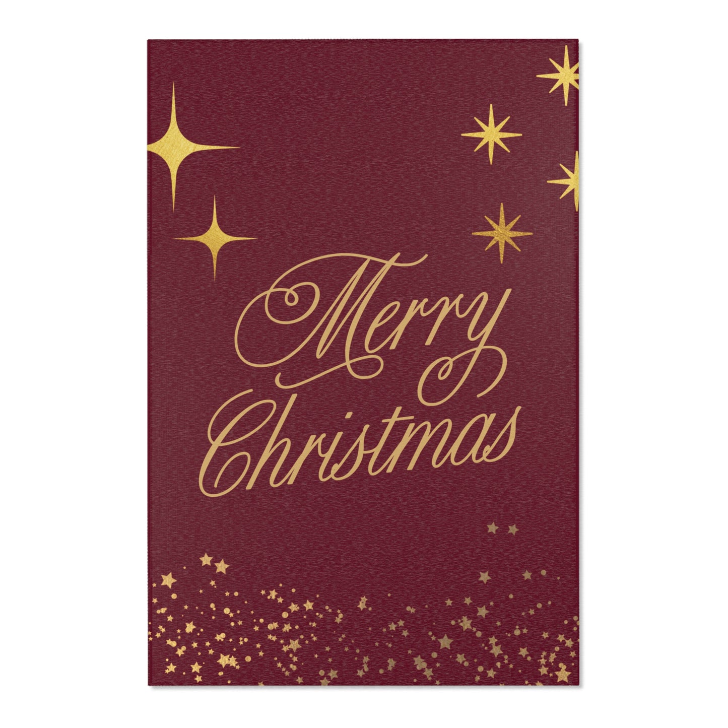 Festive Area Rug - Merry Christmas Design, Holiday Home Decor, Seasonal Decoration, Cozy Living Room, Unique Gift, Christmas Spirit