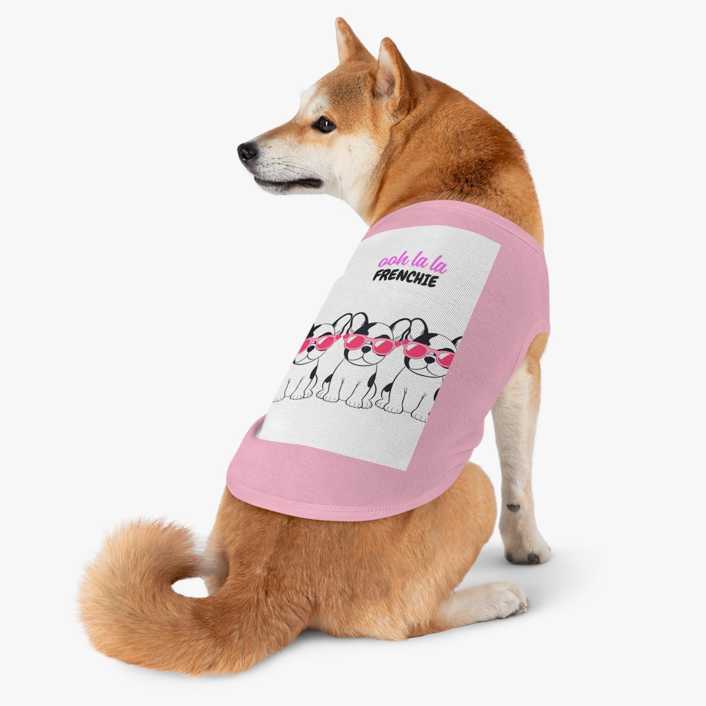 French Bulldog Pet Tank Top, Cute Dog Apparel, Ooh La La Frenchie Shirt, Pet Fashion, Dog Lover Gift