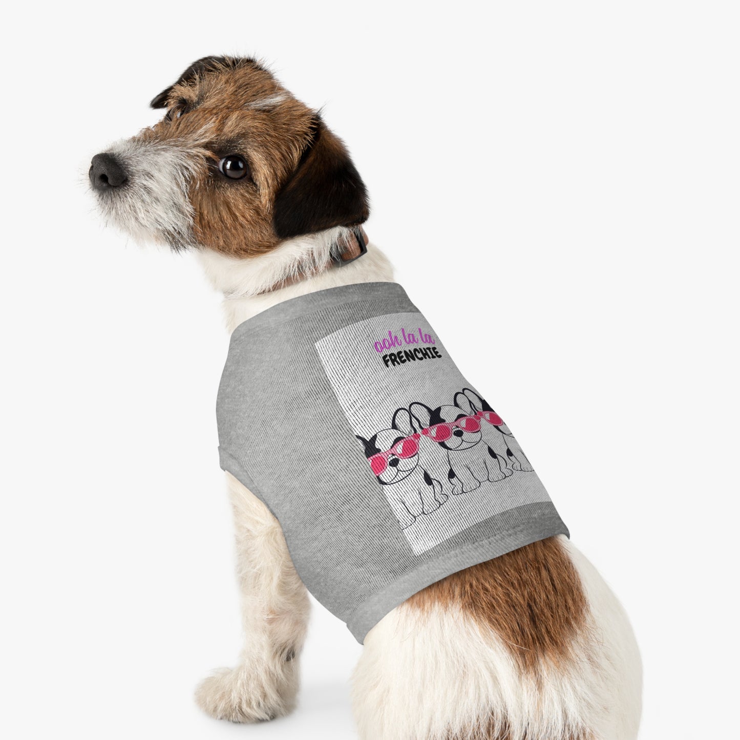 French Bulldog Pet Tank Top, Cute Dog Apparel, Ooh La La Frenchie Shirt, Pet Fashion, Dog Lover Gift