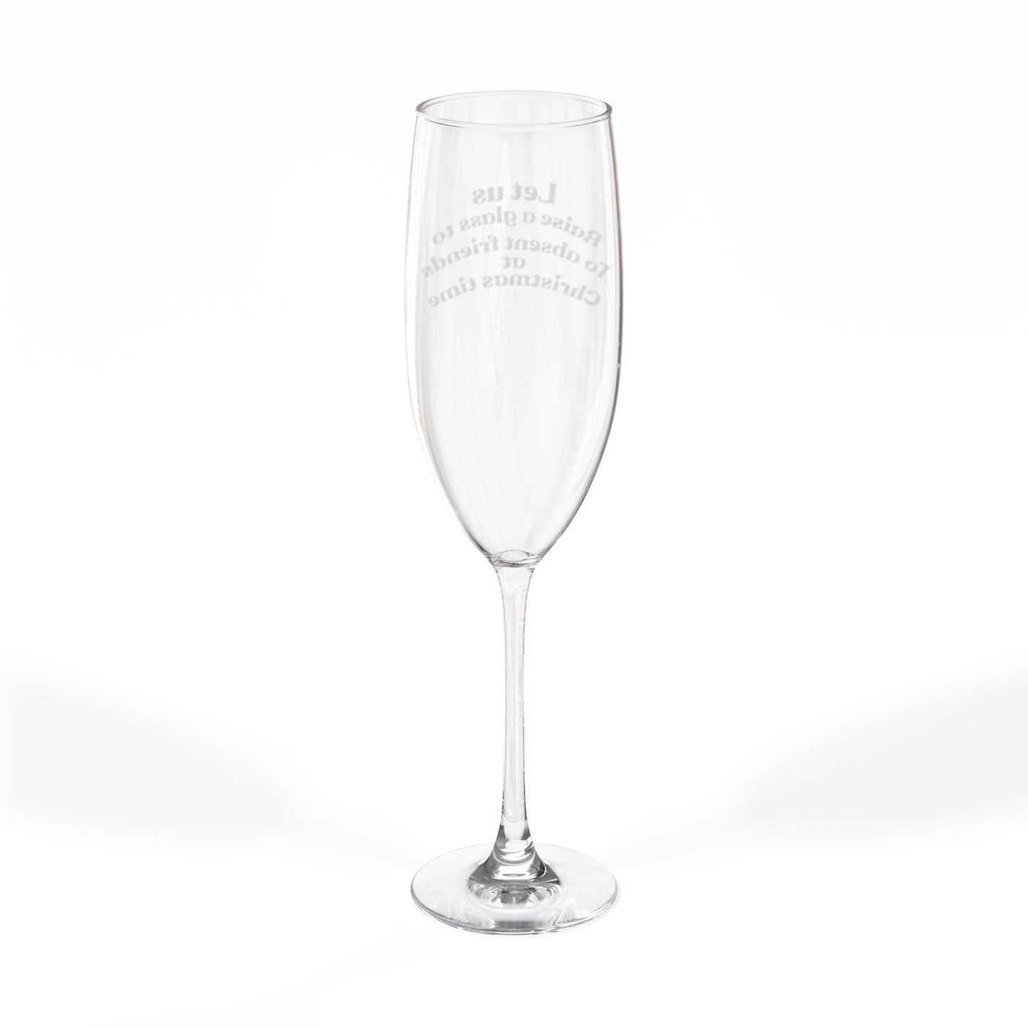 Engraved Champagne Flute