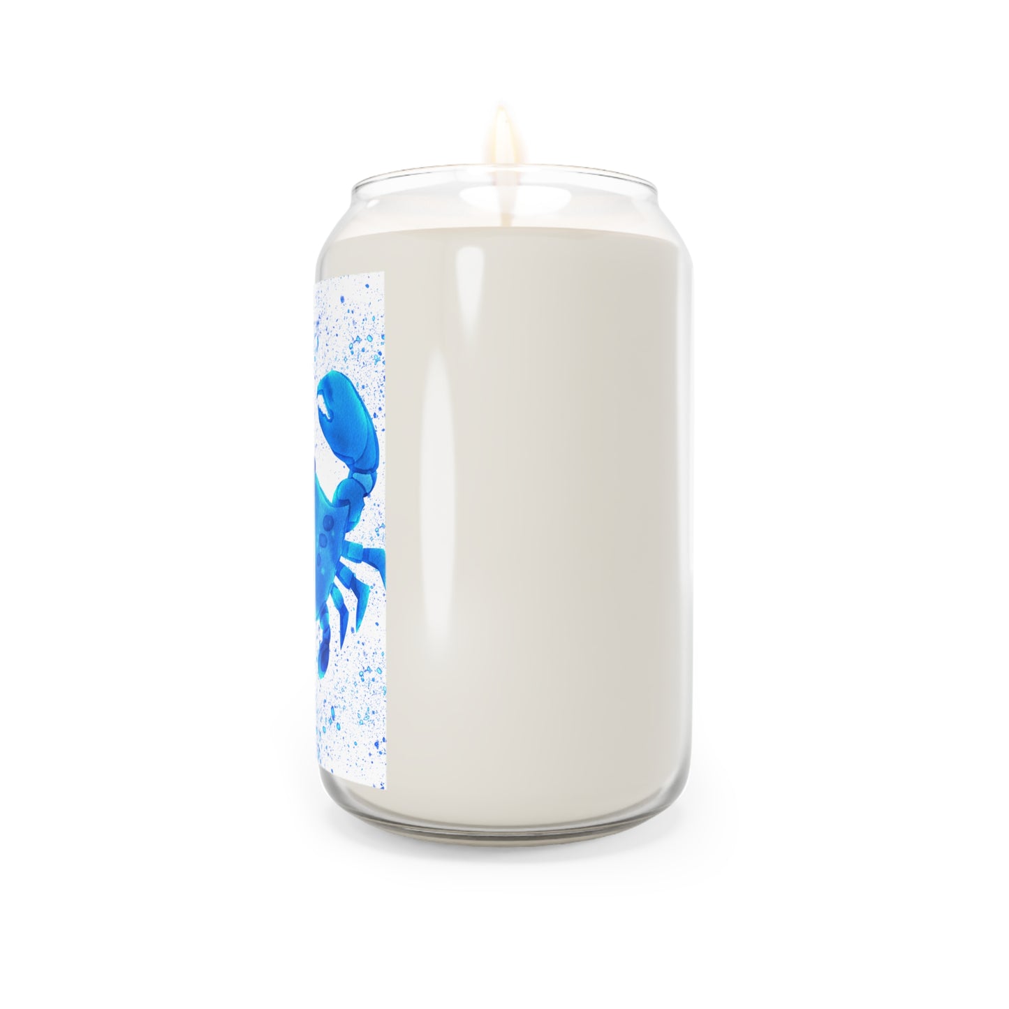 Scented Soy Candle - Ocean Blue Crab | Relaxing Home Decor, Gift for Ocean Lovers, Aromatherapy Candle, Unique Coastal Decor