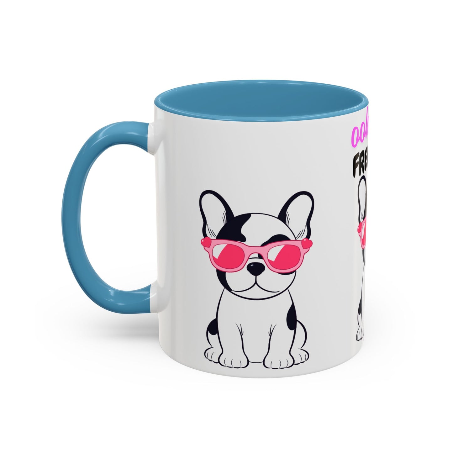 Trendy French Bulldog Coffee Mug, Dog Lover Gift, Ooh La La Frenchie Mug, Cute Pet Mug, Fun Drinkware, Animal Lover Cup