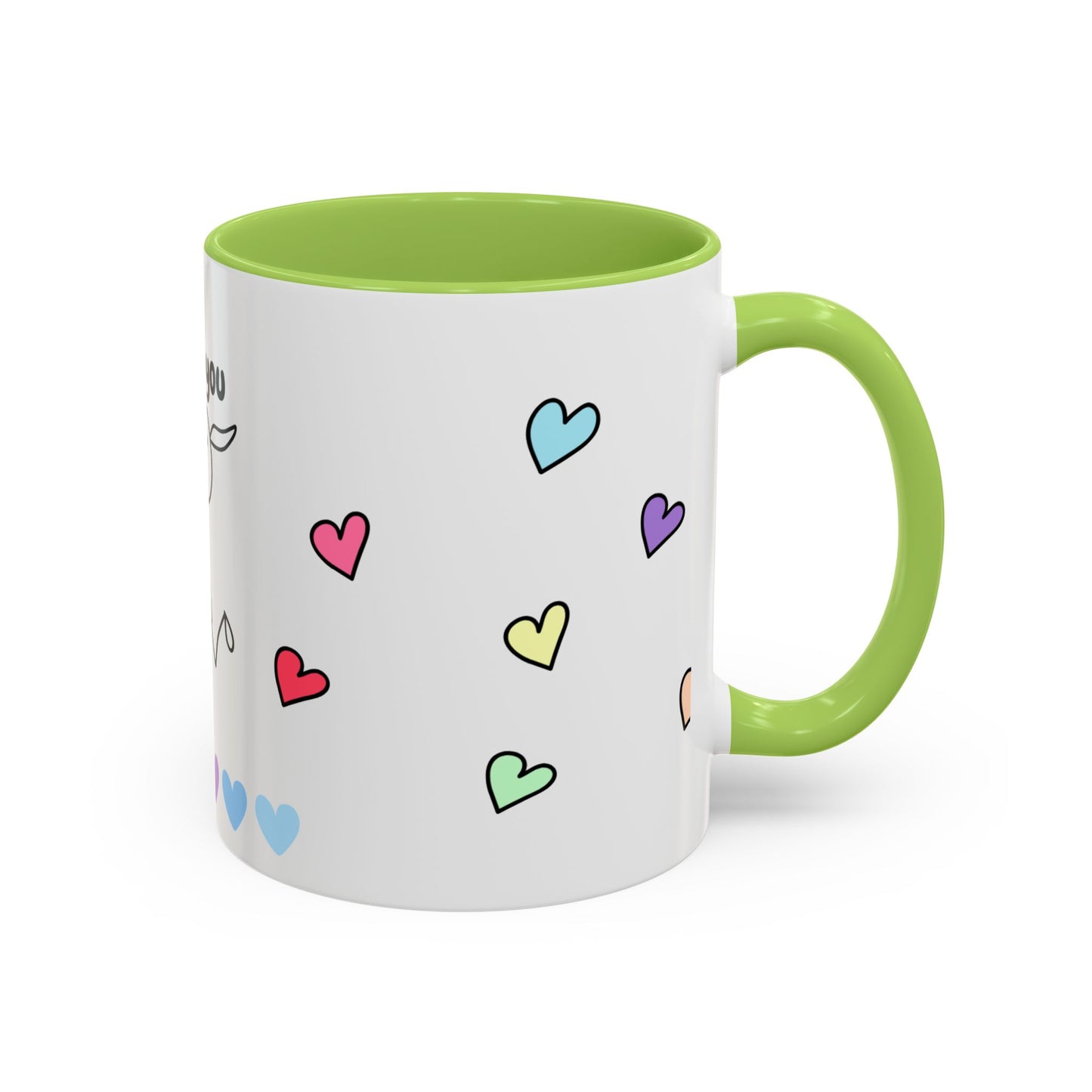 Miss You Accent Coffee Mug - Heartwarming Gift for Friends, Loved Ones, Birthdays, Valentine's Day, Coffee Lovers