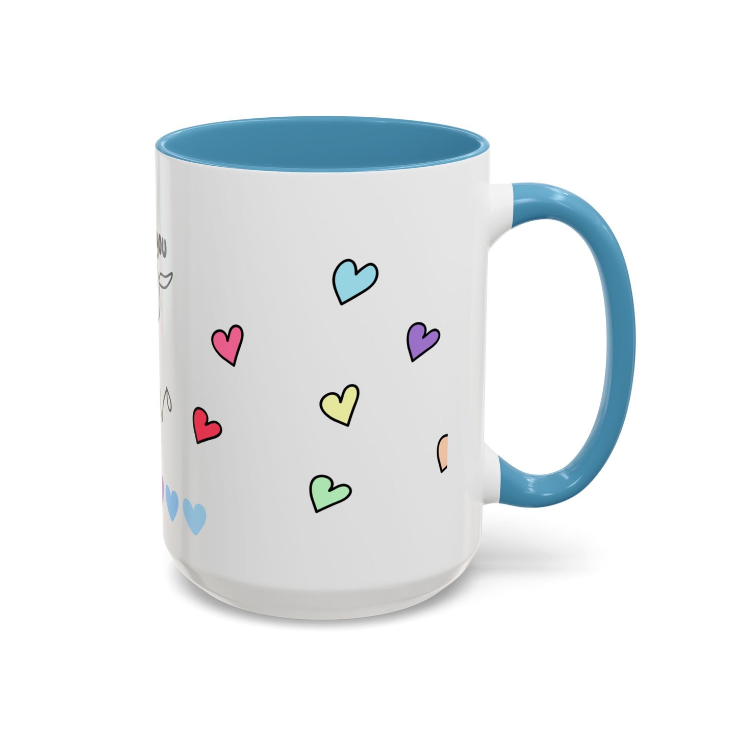 Miss You Accent Coffee Mug - Heartwarming Gift for Friends, Loved Ones, Birthdays, Valentine's Day, Coffee Lovers
