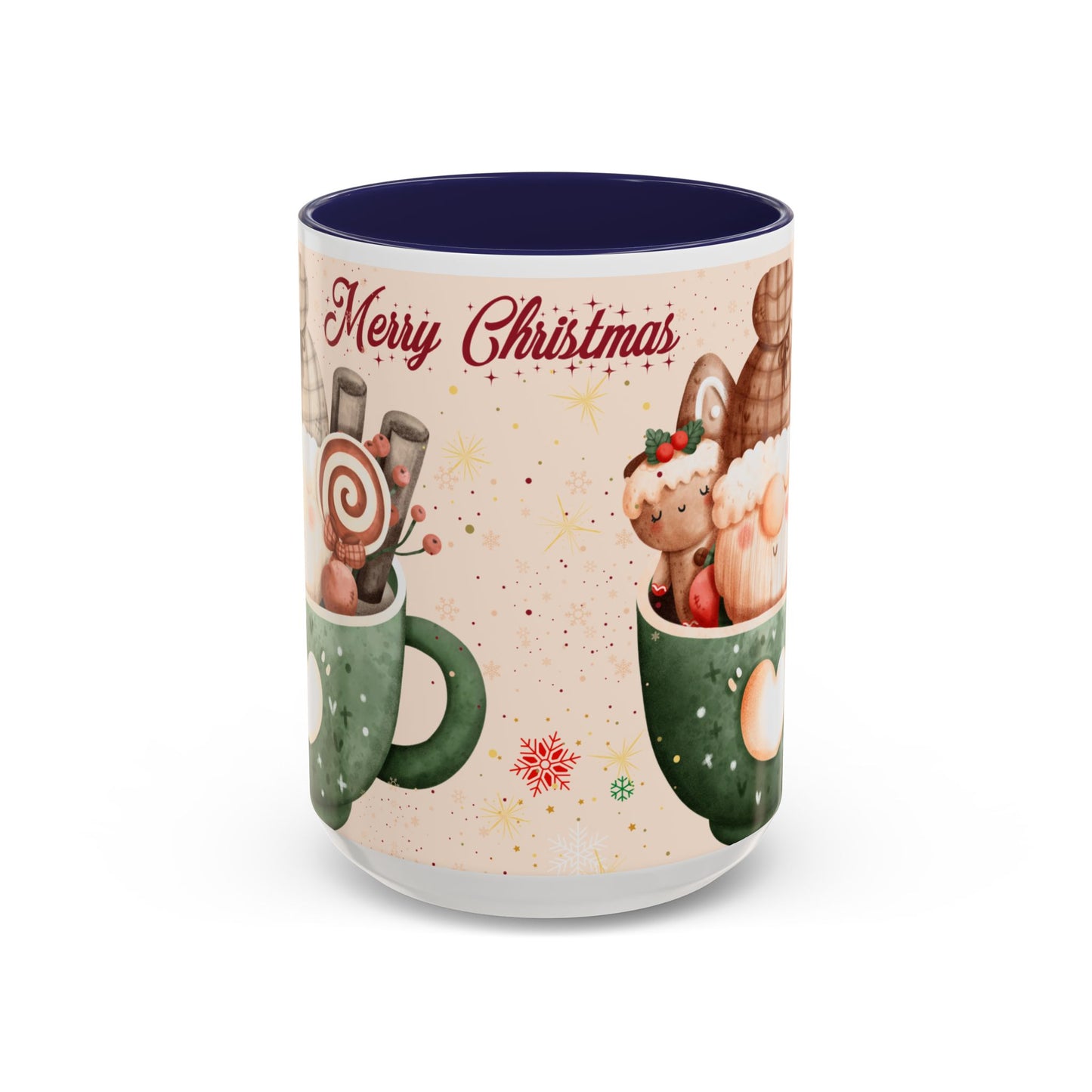 Holiday Coffee Mug – Merry Christmas Design, Cute Gift for Coffee Lovers, Festive Mug for Winter Celebrations, Unique Holiday Decor