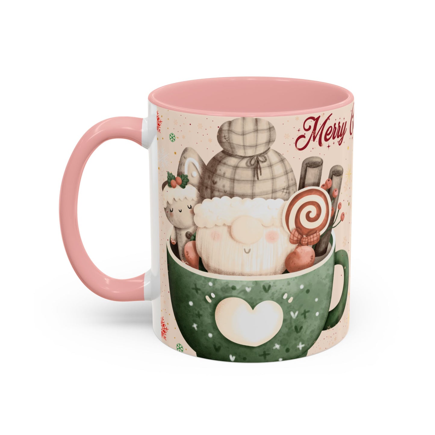 Holiday Coffee Mug – Merry Christmas Design, Cute Gift for Coffee Lovers, Festive Mug for Winter Celebrations, Unique Holiday Decor