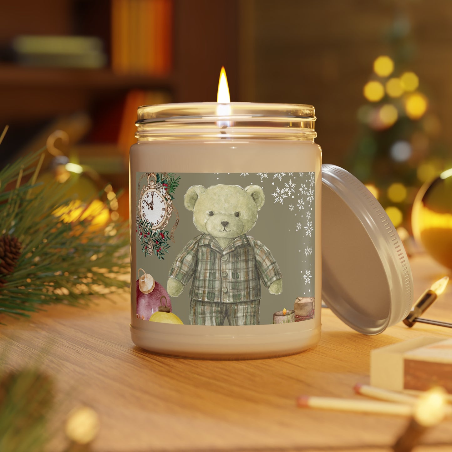 Cozy Holiday Bear Scented Candle