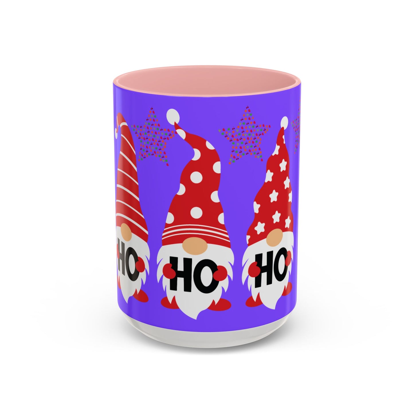 Gnome Holiday Coffee Mug, Festive Mug, Christmas Gift Mug, Cute Gnome Cup, Ho Ho Ho Coffee Mug