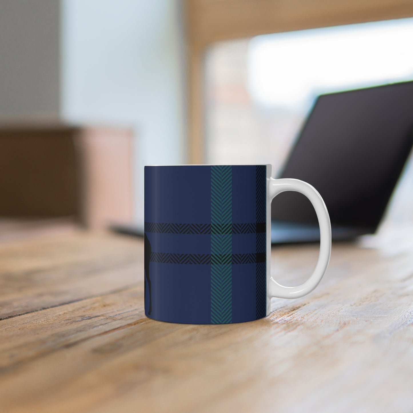 Plaid Stag Coffee Mug 11oz