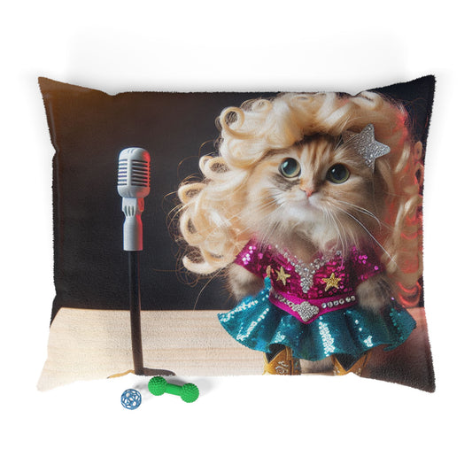 Glamorous Cat Pet Bed, Fun Furry Friends, Cozy Cat Nap Mat, Cute Pet Cushion, Stylish Animal Bed, Pet Accessory for Holidays