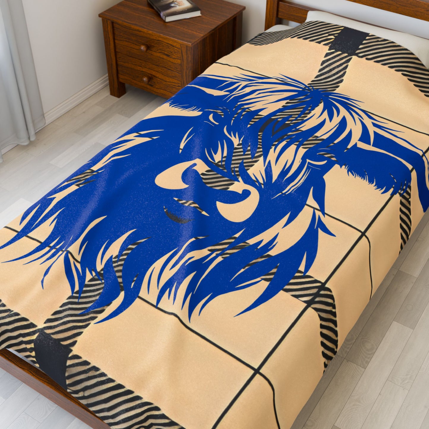 Highland Cow Plush Blanket - Cozy Soft Throw for Home Decor, Gift for Animal Lovers, Farmhouse Style, Holiday, Living Room