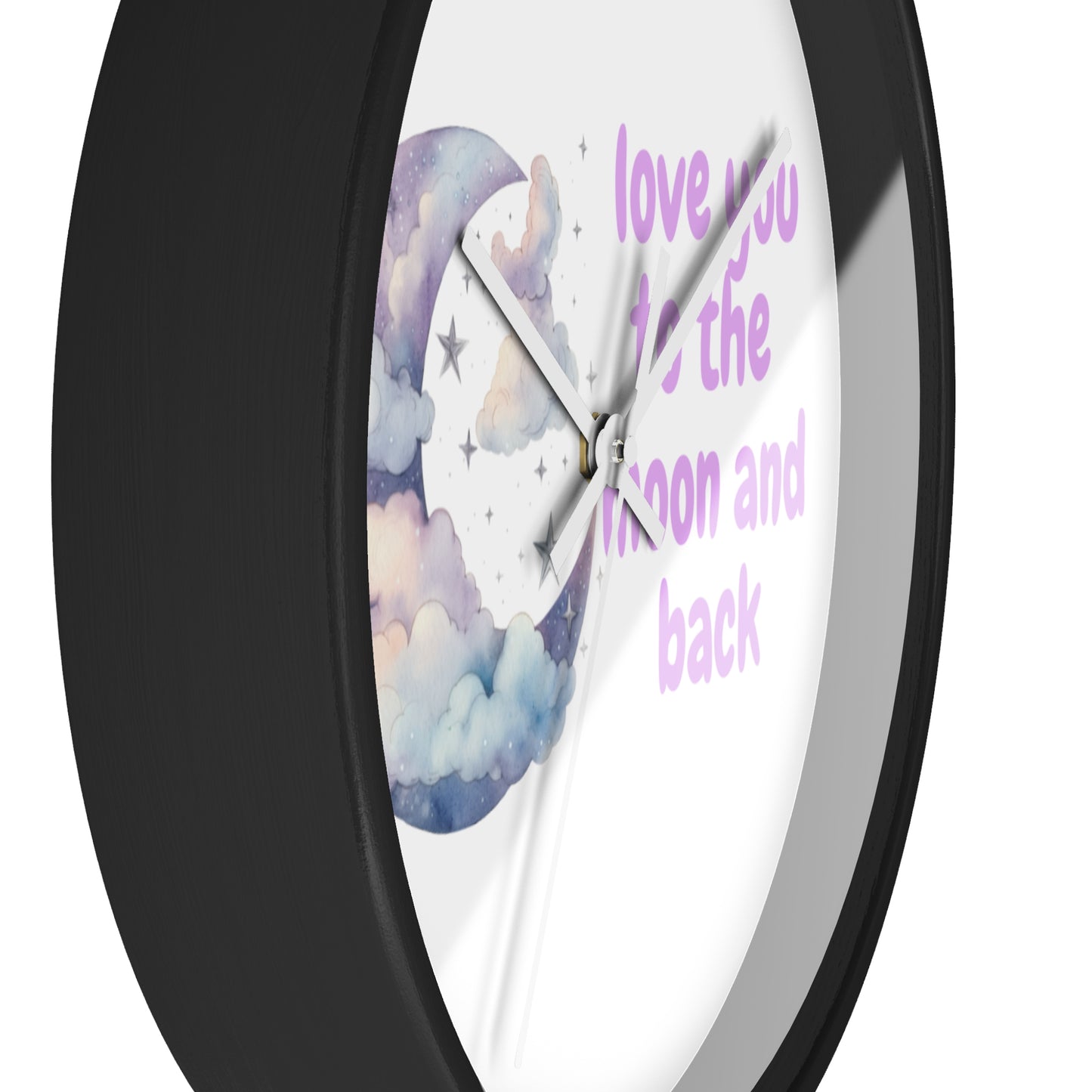 Whimsical Moon Wall Clock - Love You to the Moon and Back, Celestial Home Decor, Unique Gift, Baby Nursery, Romantic Decor, [...]