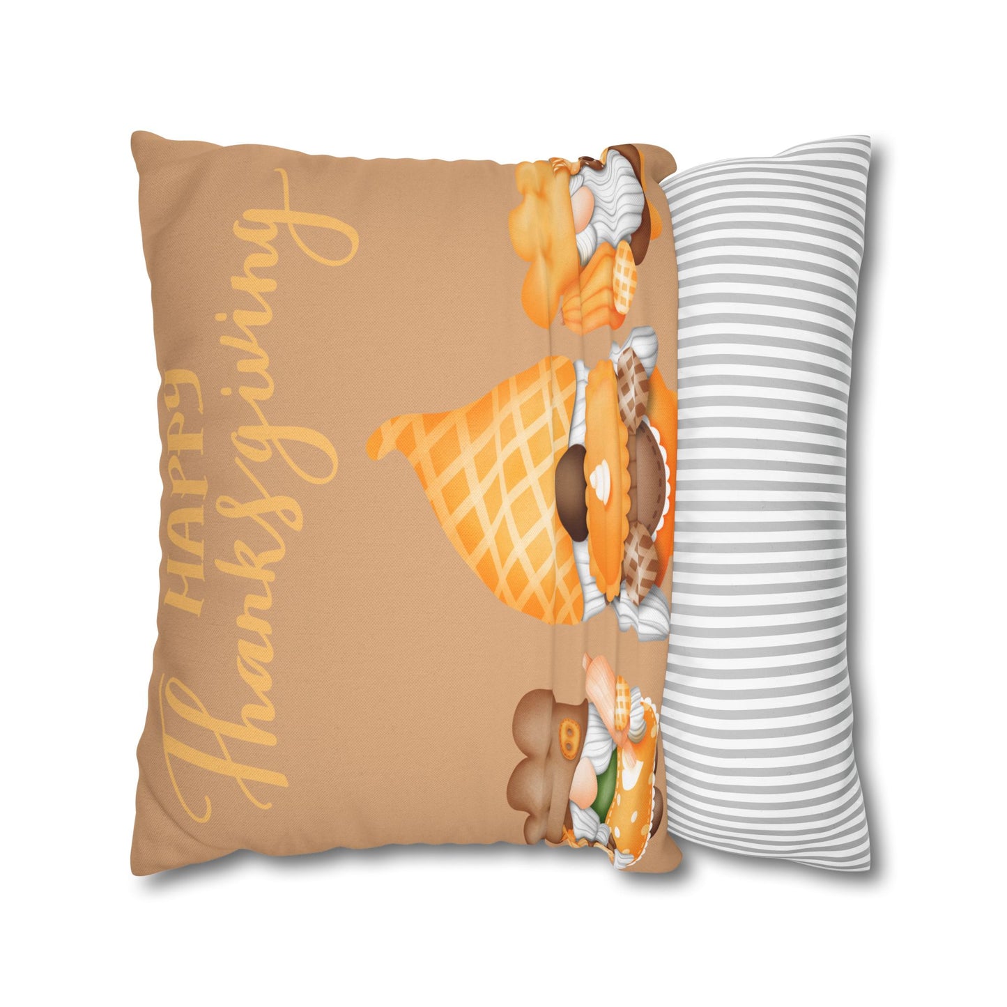 Thanksgiving Gnome Pillowcase - Cozy Fall Decor