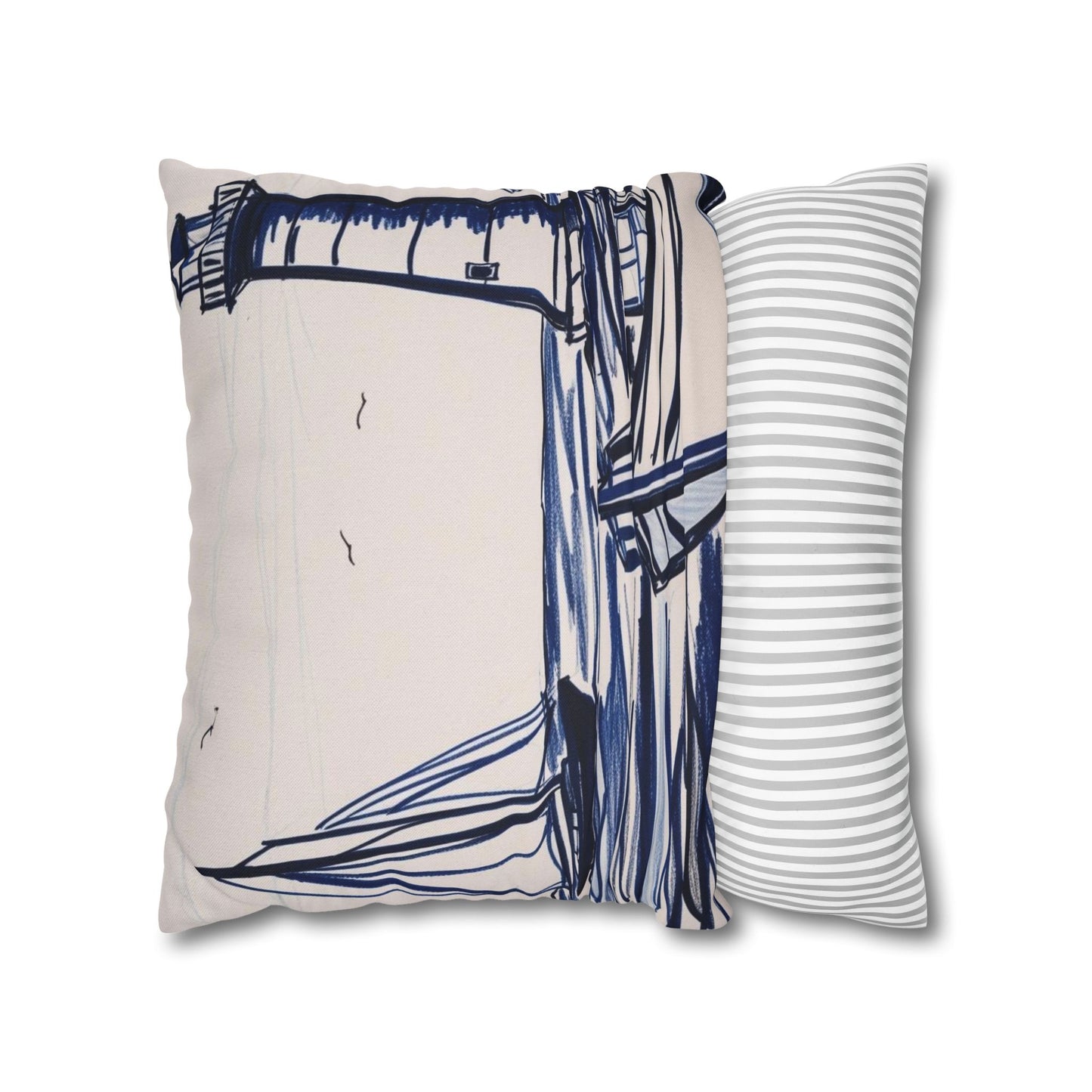 Nautical Sailboat Pillow