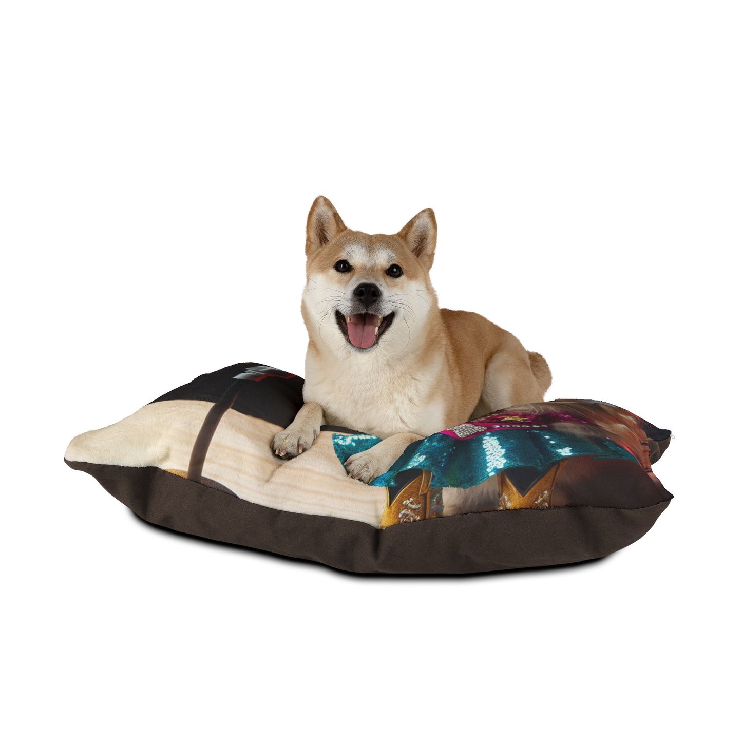 Glamorous Cat Pet Bed, Fun Furry Friends, Cozy Cat Nap Mat, Cute Pet Cushion, Stylish Animal Bed, Pet Accessory for Holidays