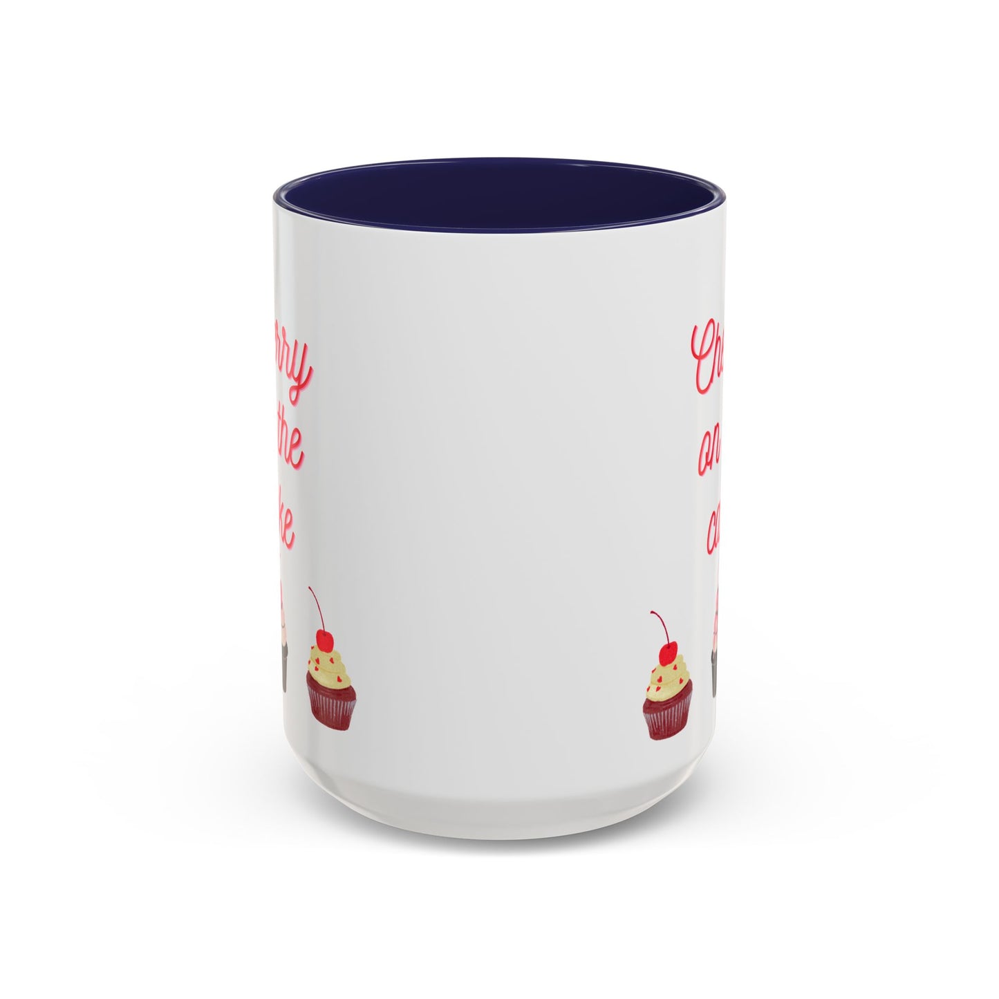 Cute Cupcake Themed Coffee Mug, Sweet Gift for Birthdays, Party Favor, Baking Lover, Kitchen Decor, Cherry on the Cake