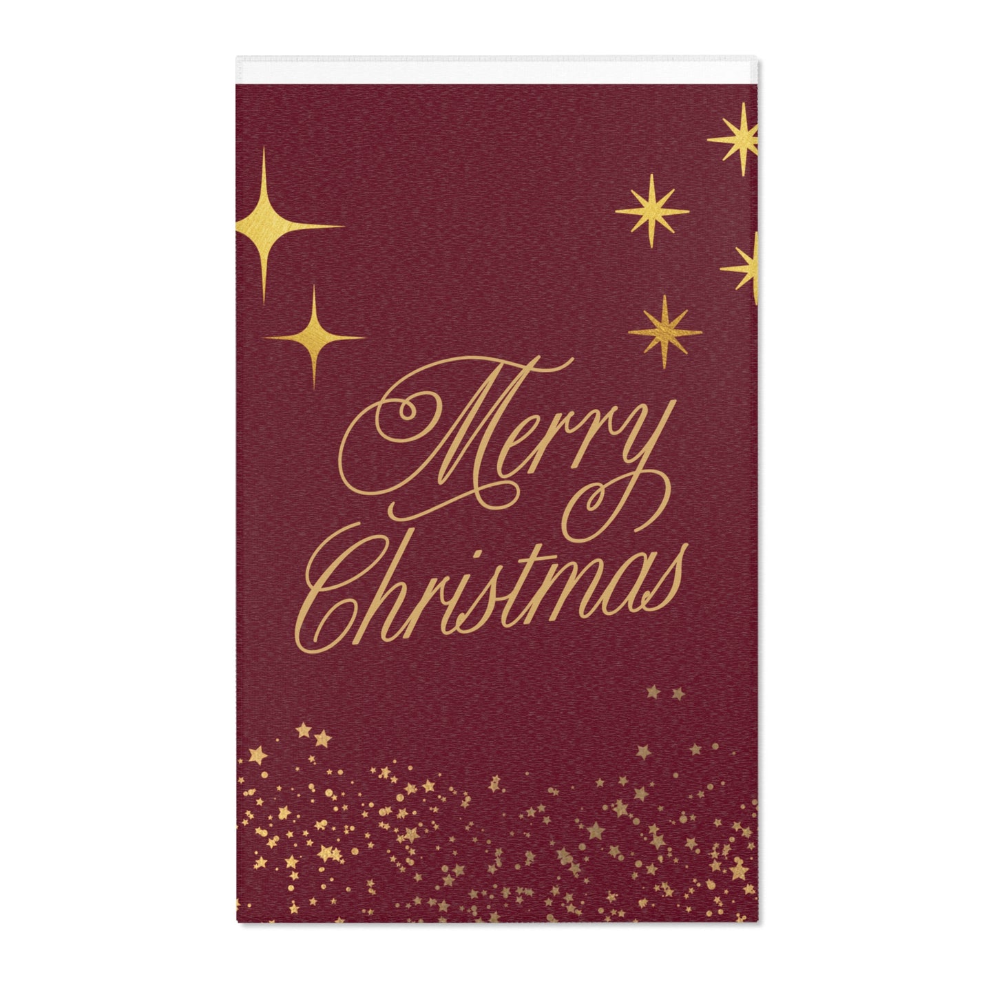 Festive Area Rug - Merry Christmas Design, Holiday Home Decor, Seasonal Decoration, Cozy Living Room, Unique Gift, Christmas Spirit