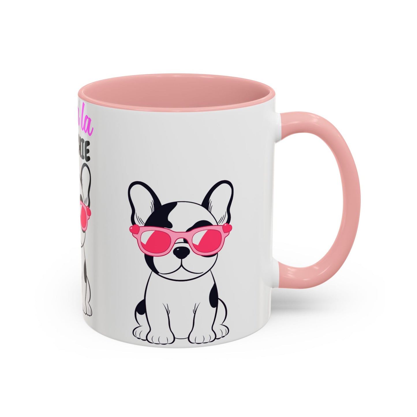 Trendy French Bulldog Coffee Mug, Dog Lover Gift, Ooh La La Frenchie Mug, Cute Pet Mug, Fun Drinkware, Animal Lover Cup