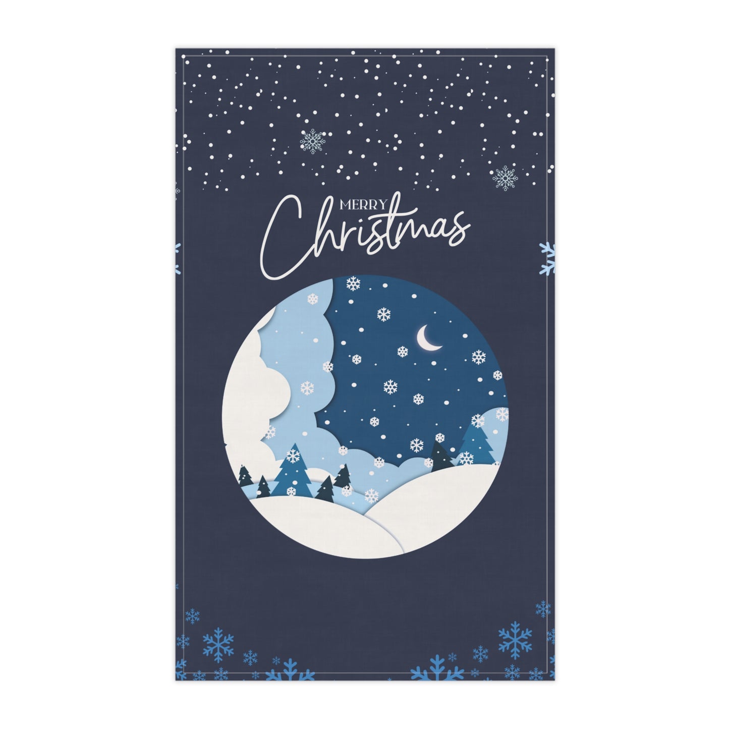 Winter Wonderland Tea Towels, Snowy Christmas Decor, Kitchen Gift, Holiday Party Essentials, Cozy Home Accessories, Festive Cooking Towels