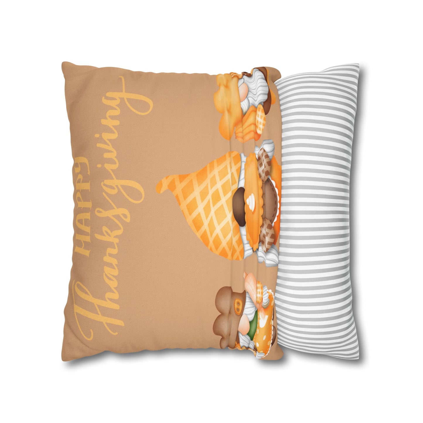 Thanksgiving Gnome Pillowcase - Cozy Fall Decor