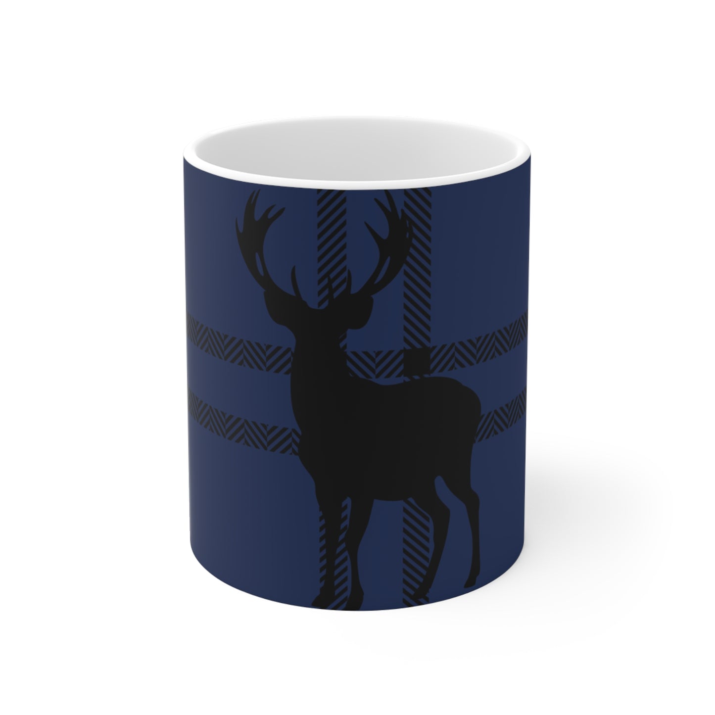 Plaid Stag Coffee Mug 11oz