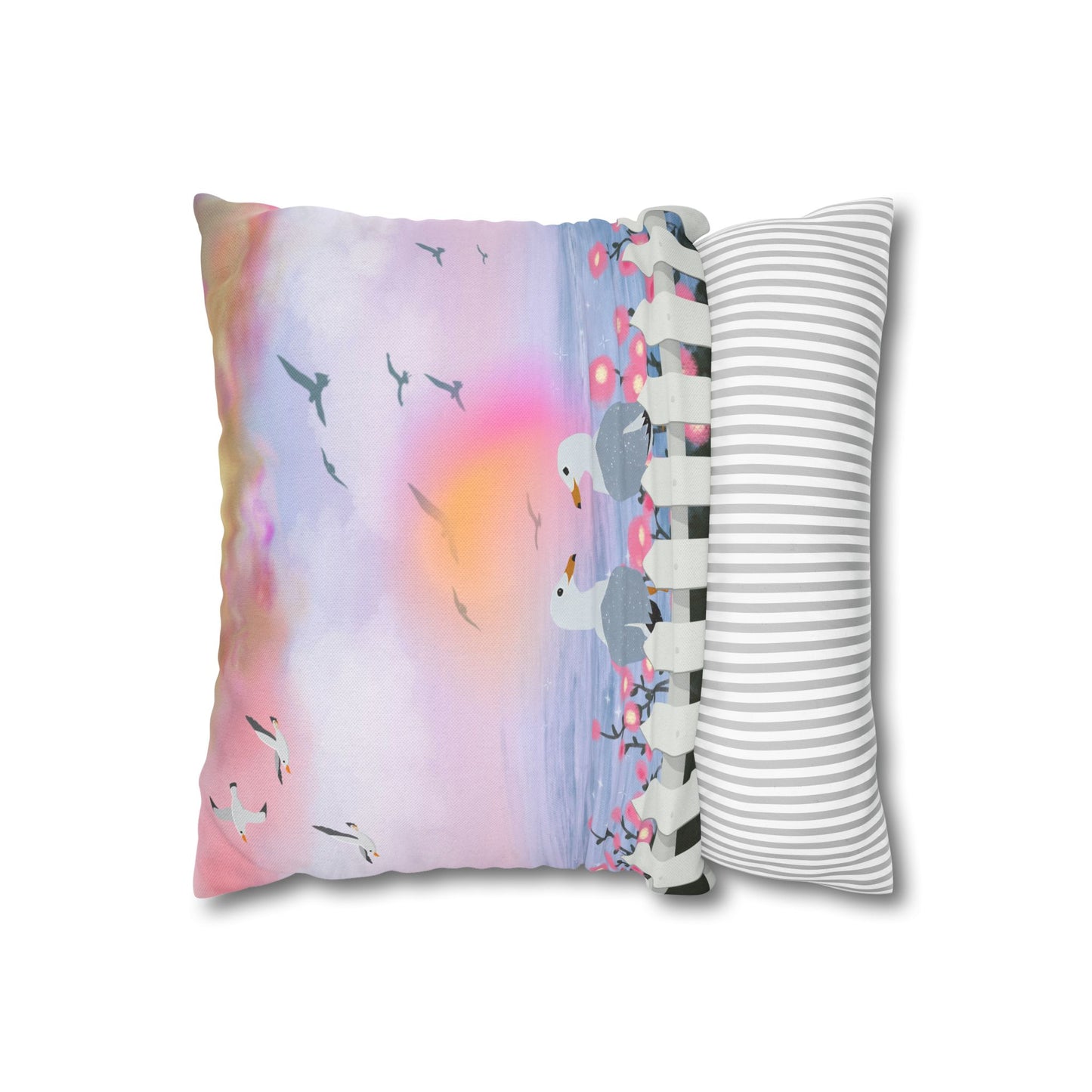 Coastal Seagull Pillowcase - Sea Inspired Cushion Cover for Home Decor, Beach House Gift, Nautical Accent, Summer Vibes, Decorative [...]