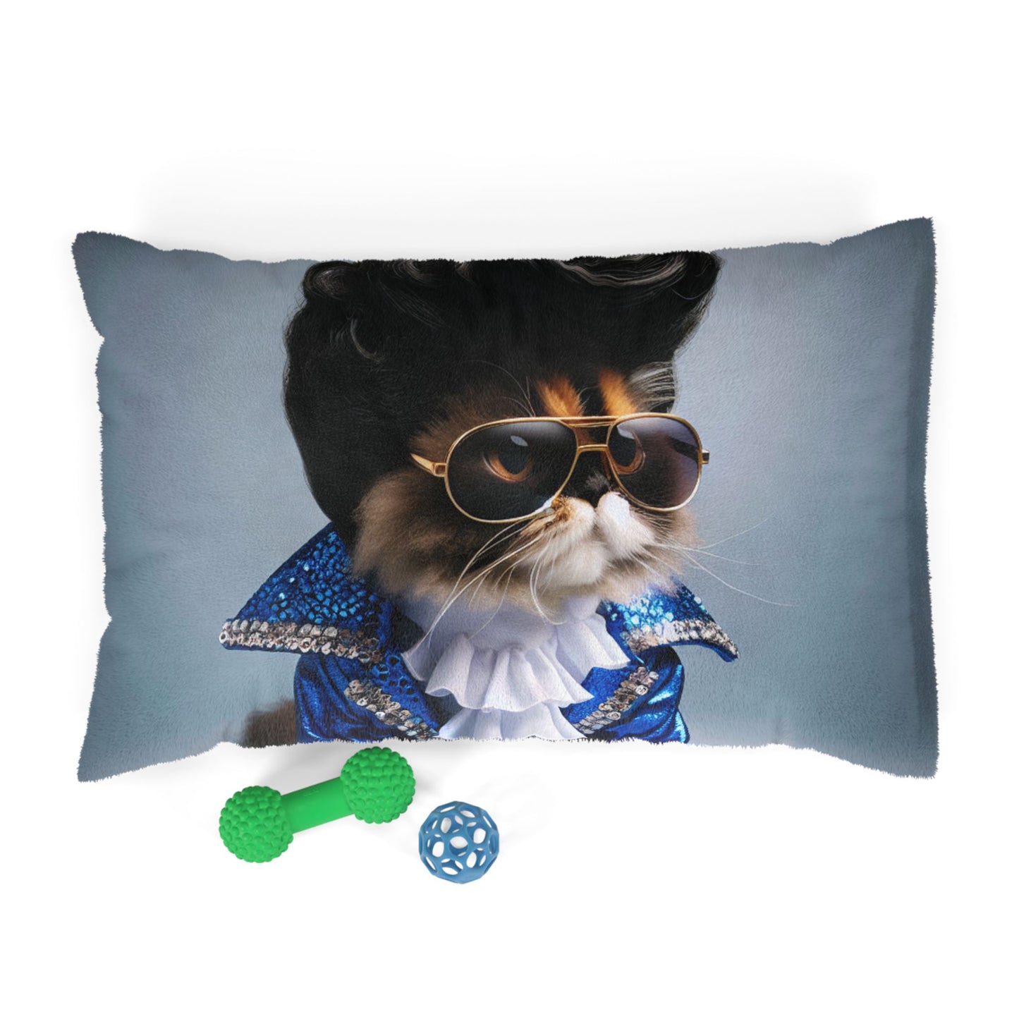 Elvis-Inspired Cat Bed, Stylish Pet Bed, Cozy Cat Cushion, Feline Lounge, Pet Accessories for Cat Lovers, Fun Home Decor