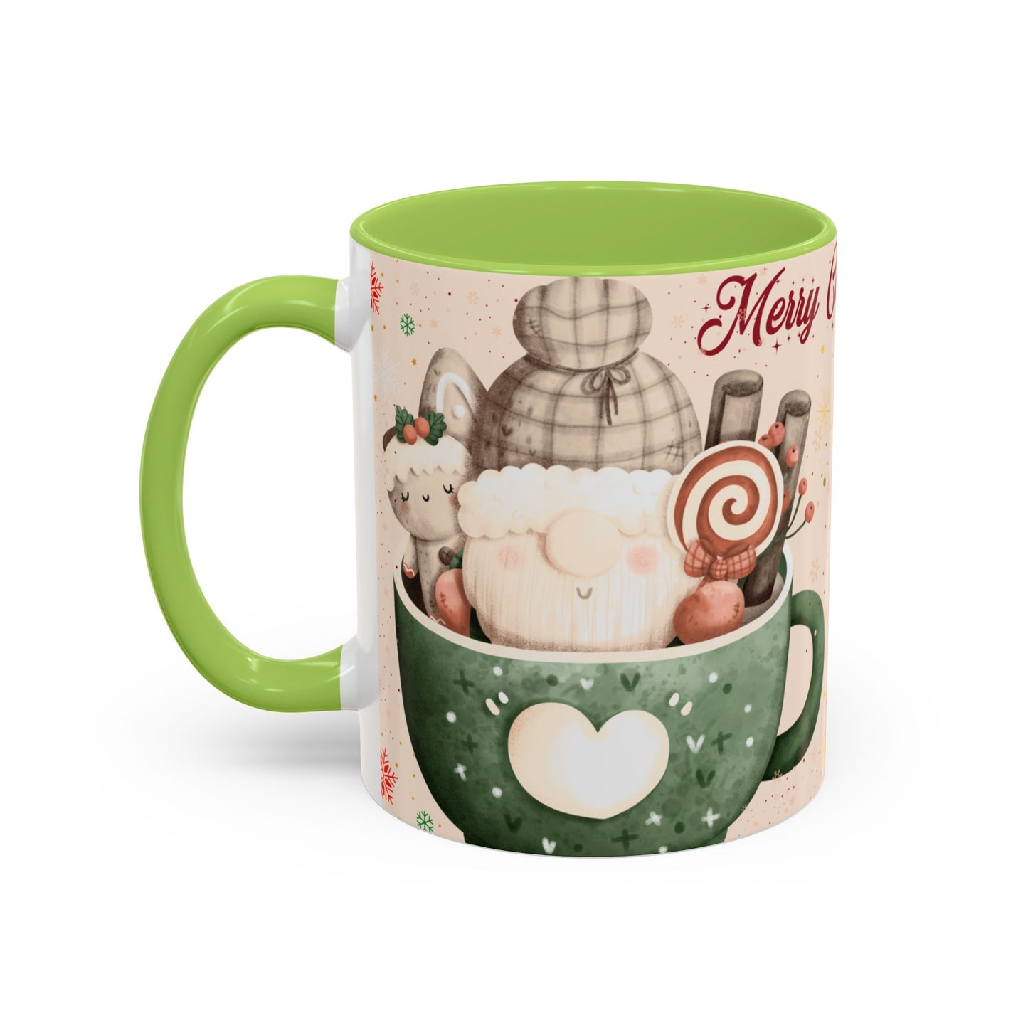 Holiday Coffee Mug – Merry Christmas Design, Cute Gift for Coffee Lovers, Festive Mug for Winter Celebrations, Unique Holiday Decor
