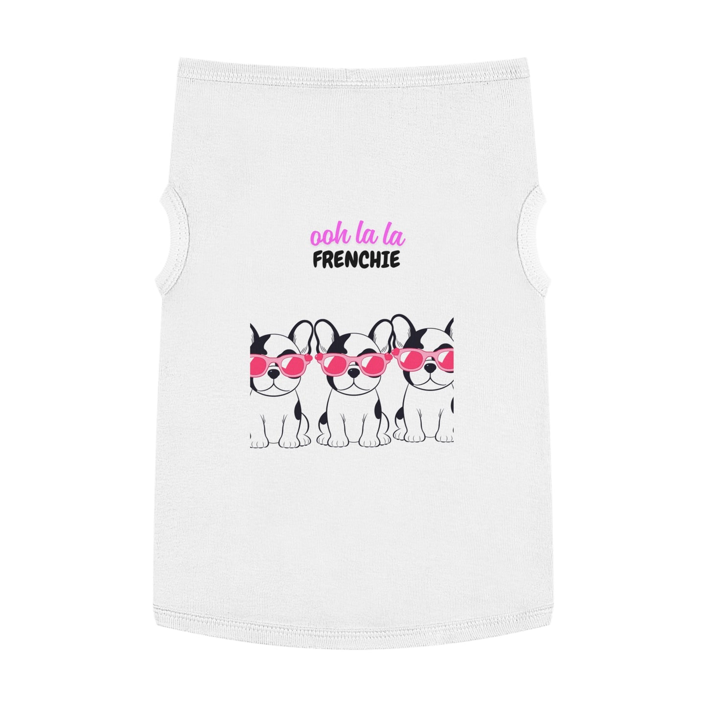 French Bulldog Pet Tank Top, Cute Dog Apparel, Ooh La La Frenchie Shirt, Pet Fashion, Dog Lover Gift