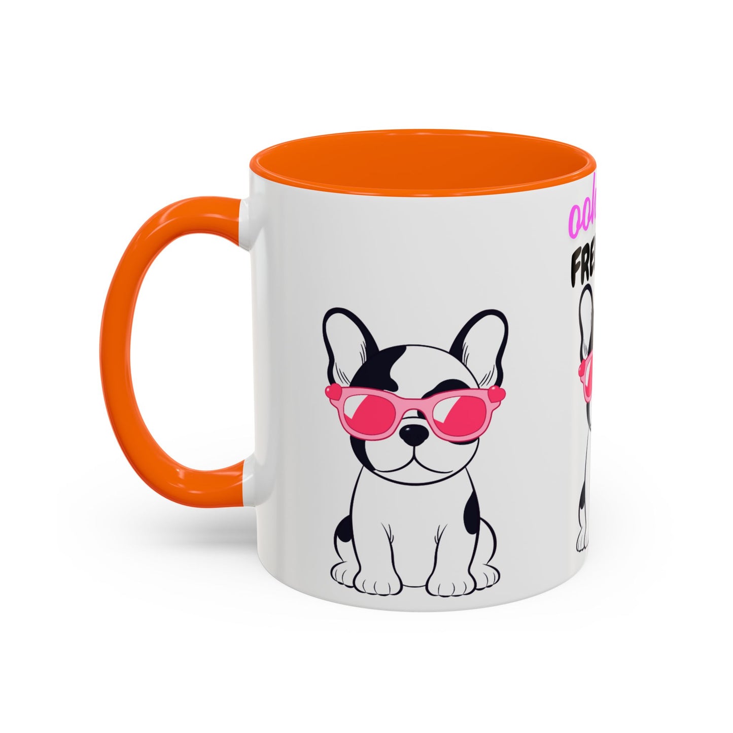 Trendy French Bulldog Coffee Mug, Dog Lover Gift, Ooh La La Frenchie Mug, Cute Pet Mug, Fun Drinkware, Animal Lover Cup