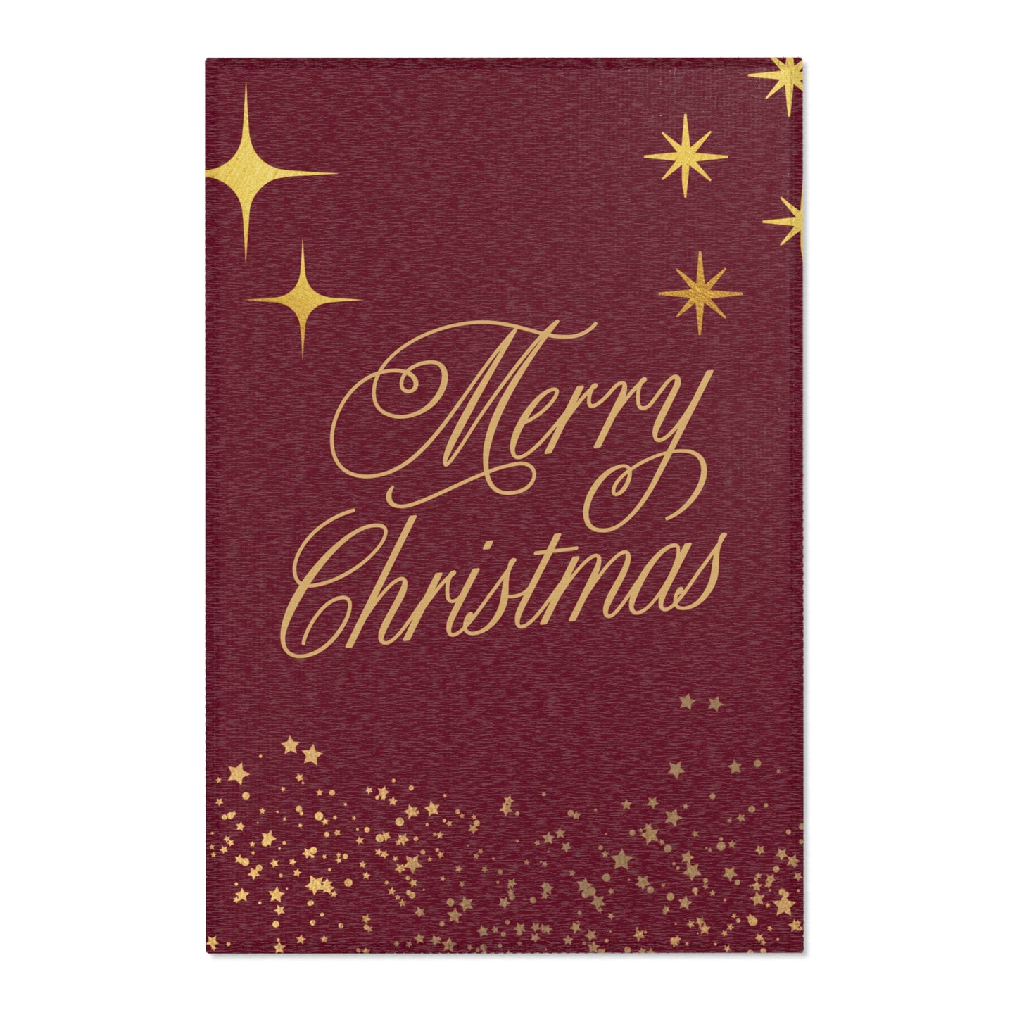 Festive Area Rug - Merry Christmas Design, Holiday Home Decor, Seasonal Decoration, Cozy Living Room, Unique Gift, Christmas Spirit