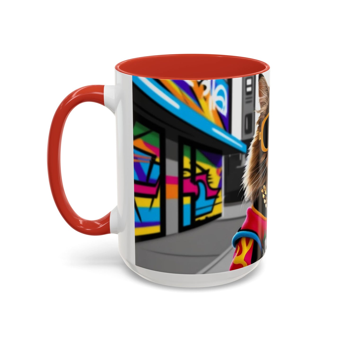 Trendy Cat-Inspired Coffee Mug, Cool Cat Mug for Animal Lovers, Gift for Cat Owners, Unique Pet Lover Coffee Cup, Office Mug