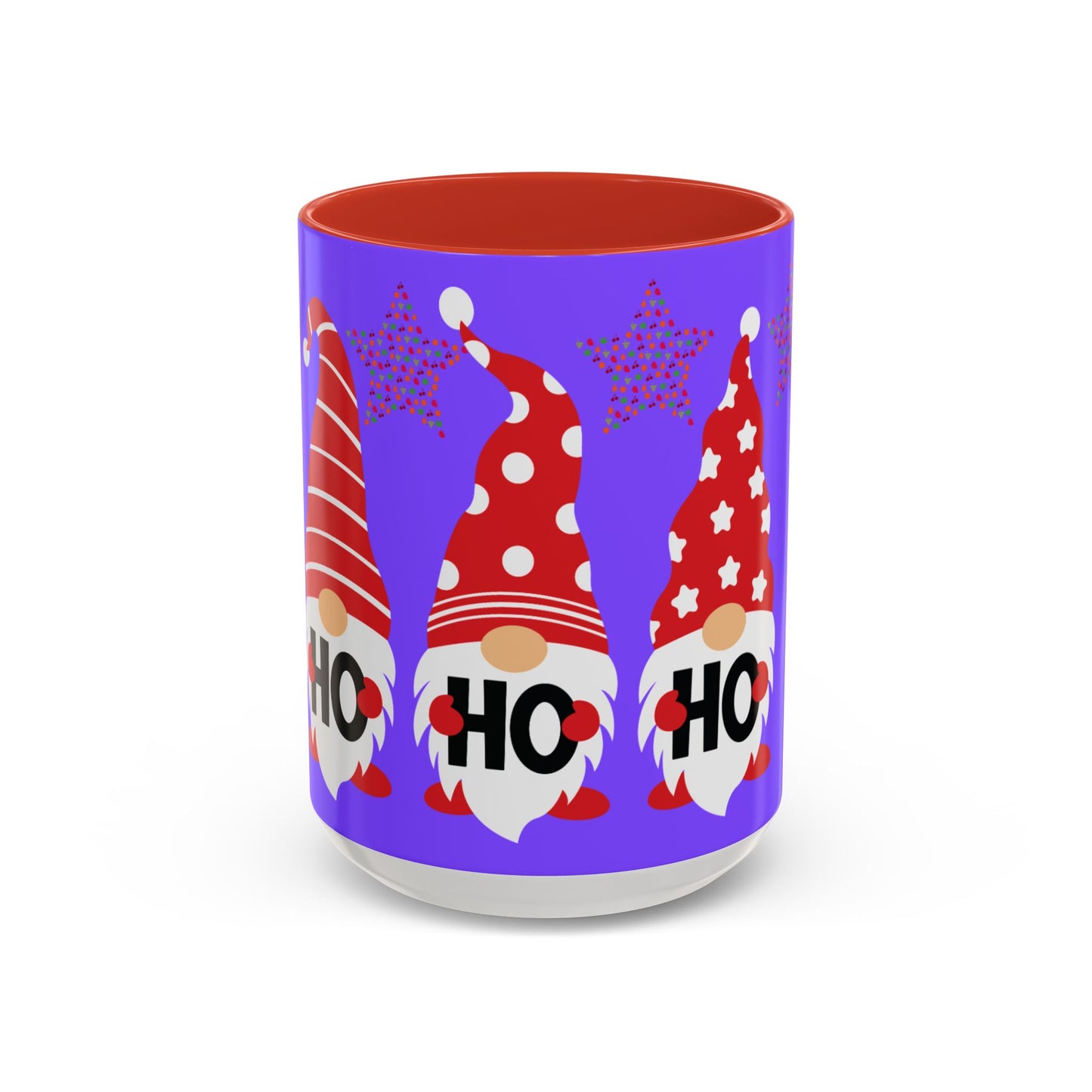 Gnome Holiday Coffee Mug, Festive Mug, Christmas Gift Mug, Cute Gnome Cup, Ho Ho Ho Coffee Mug