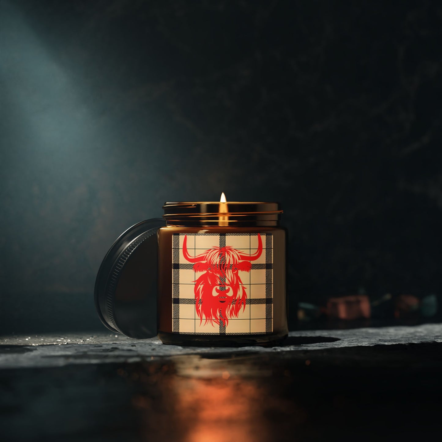 Rustic Highland Cow Candle - Cozy Home Decor, Gift for Animal Lovers, Farmhouse Scented Soy Candle, Perfect for Birthdays, Relaxation, [...]