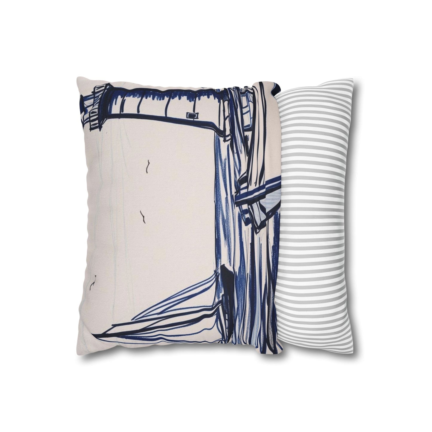 Nautical Sailboat Pillow