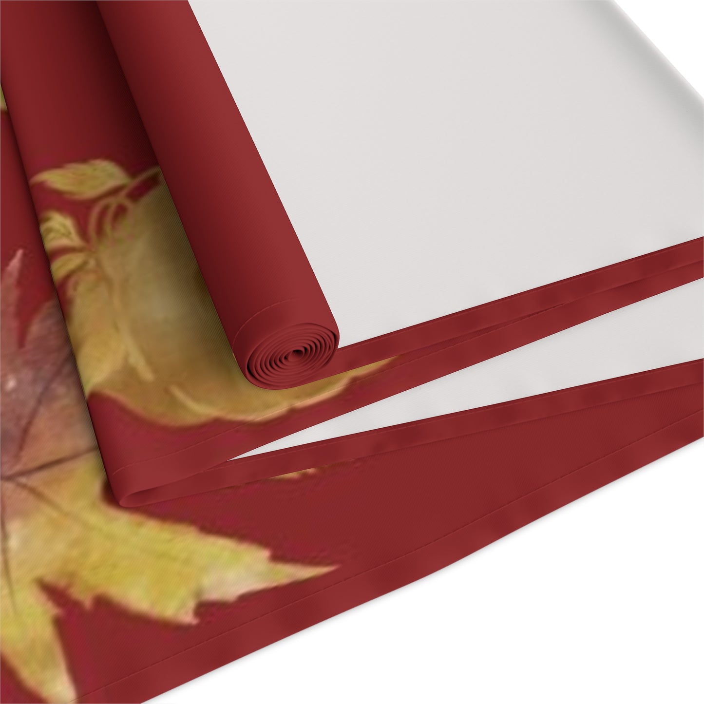 Autumn Leaves Table Runner - Cozy Cotton & Poly Decor