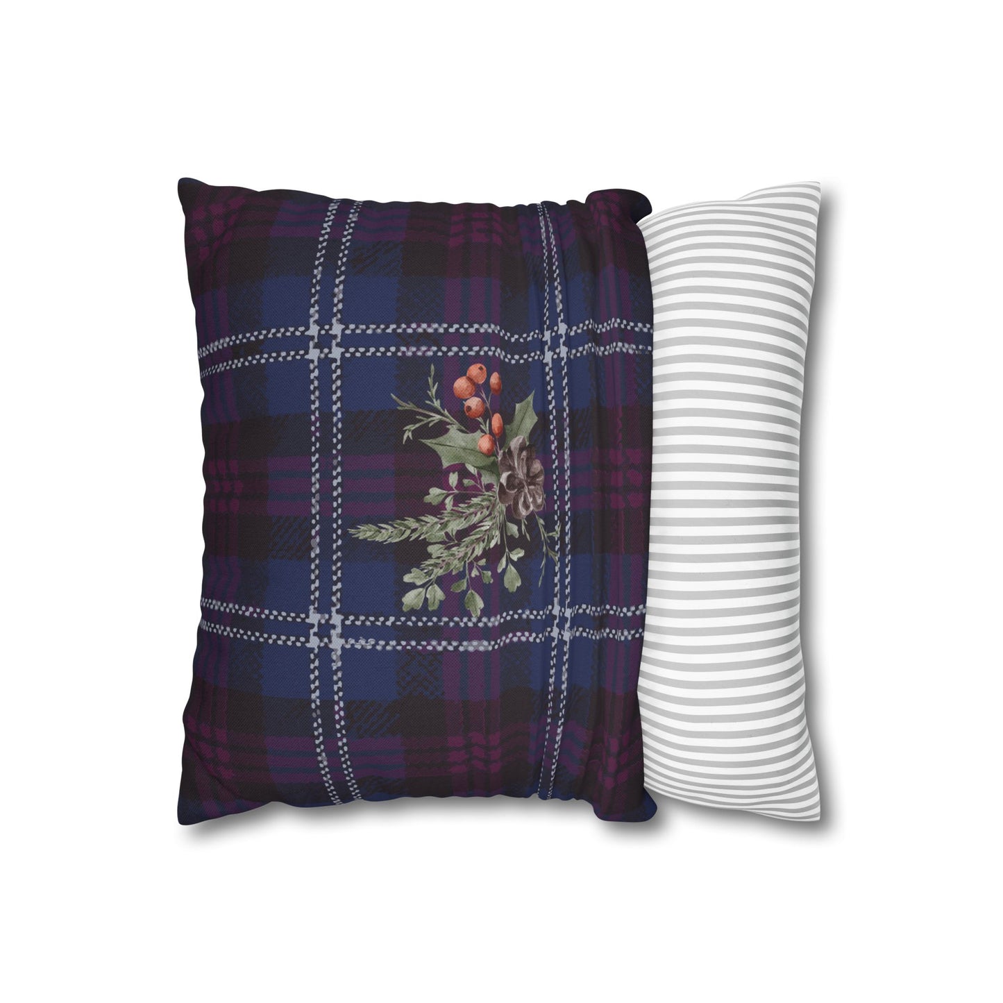 Spun Polyester Square Pillowcase