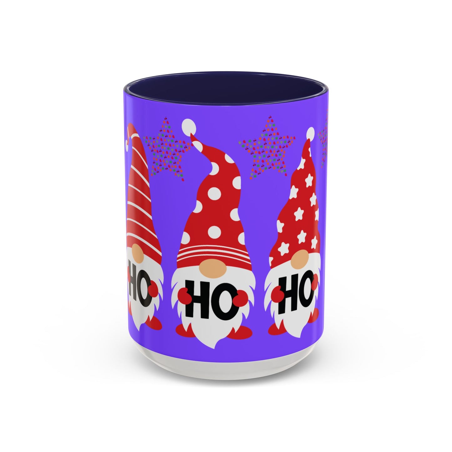 Gnome Holiday Coffee Mug, Festive Mug, Christmas Gift Mug, Cute Gnome Cup, Ho Ho Ho Coffee Mug
