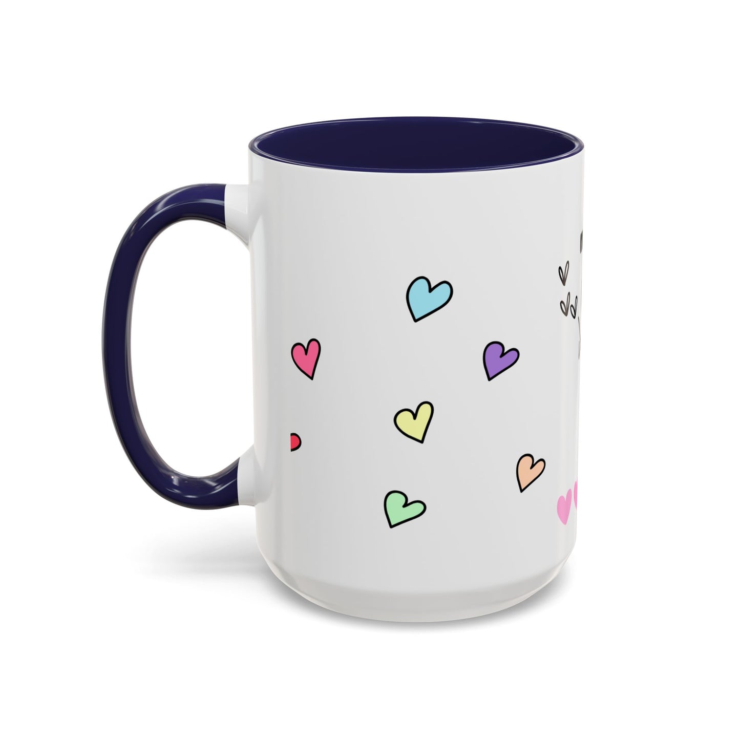 Miss You Accent Coffee Mug - Heartwarming Gift for Friends, Loved Ones, Birthdays, Valentine's Day, Coffee Lovers