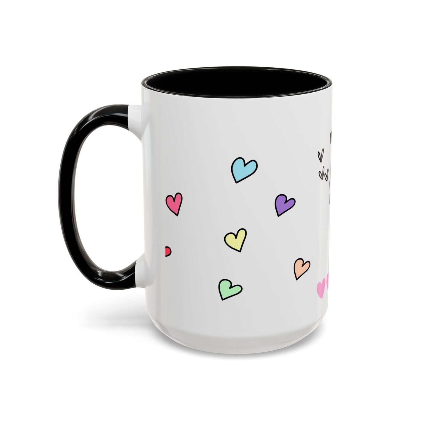 Miss You Accent Coffee Mug - Heartwarming Gift for Friends, Loved Ones, Birthdays, Valentine's Day, Coffee Lovers