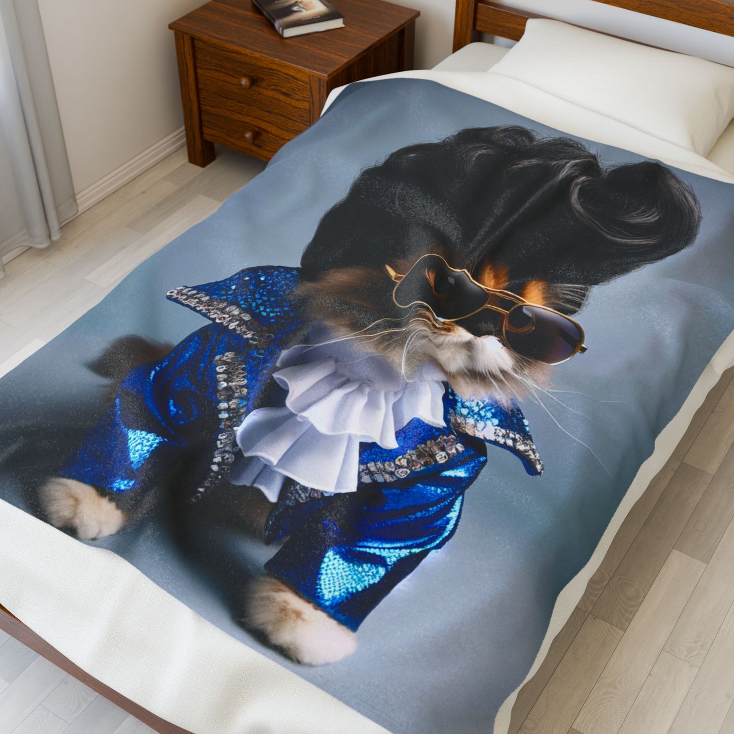 Elvis Cat Velveteen Plush Blanket | Cozy Throw for Cat Lovers, Fun Home Decor, Gift for Pet Owners, Unique Cat Lover Gift, Funny [...]