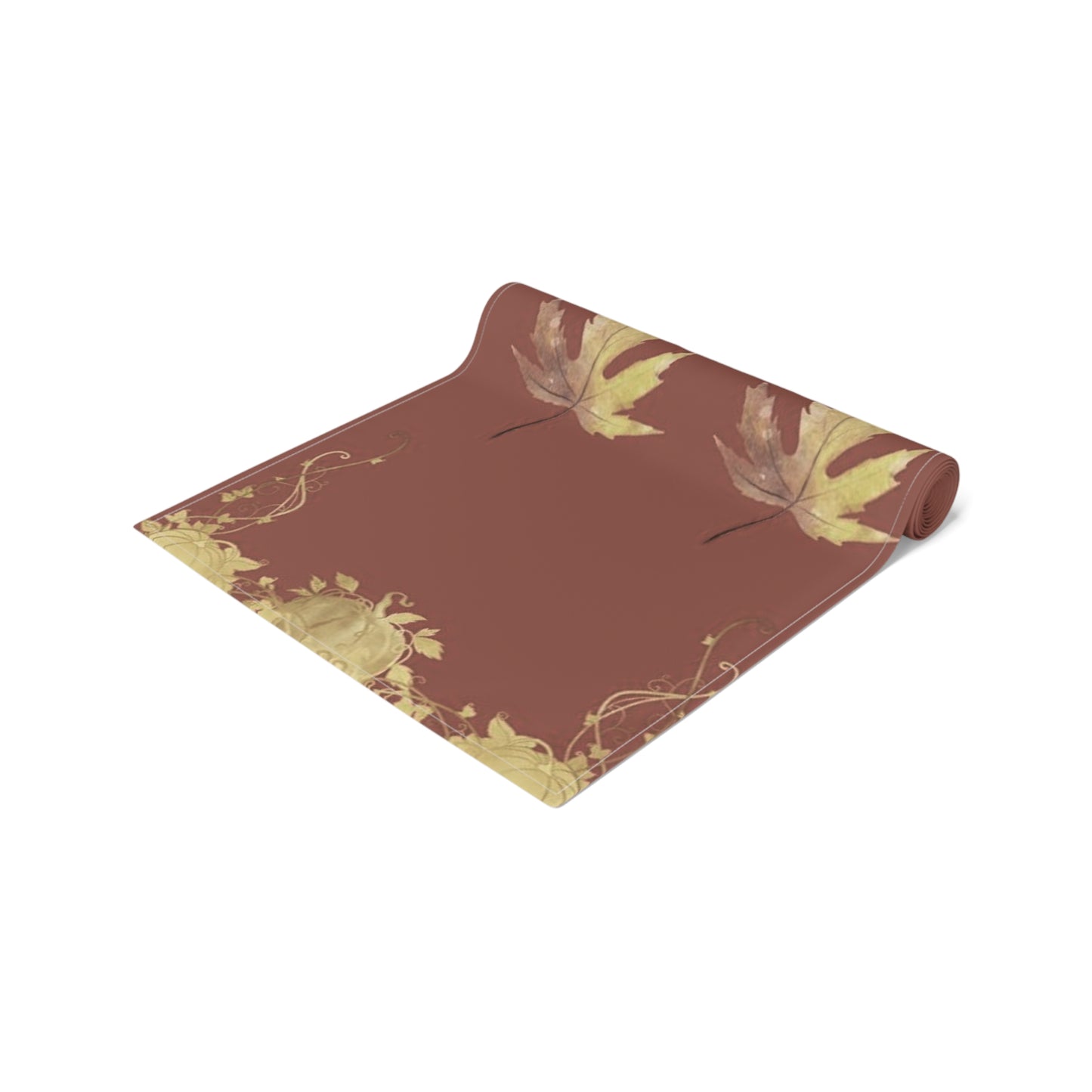 Autumn Leaves Table Runner - Cozy Cotton & Poly Decor