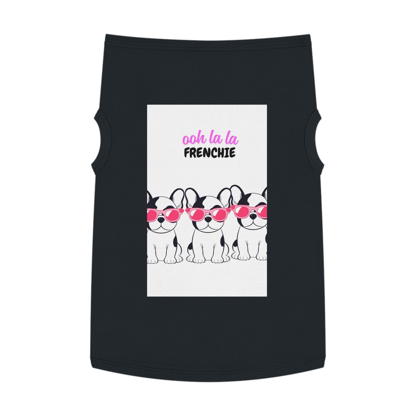 French Bulldog Pet Tank Top, Cute Dog Apparel, Ooh La La Frenchie Shirt, Pet Fashion, Dog Lover Gift