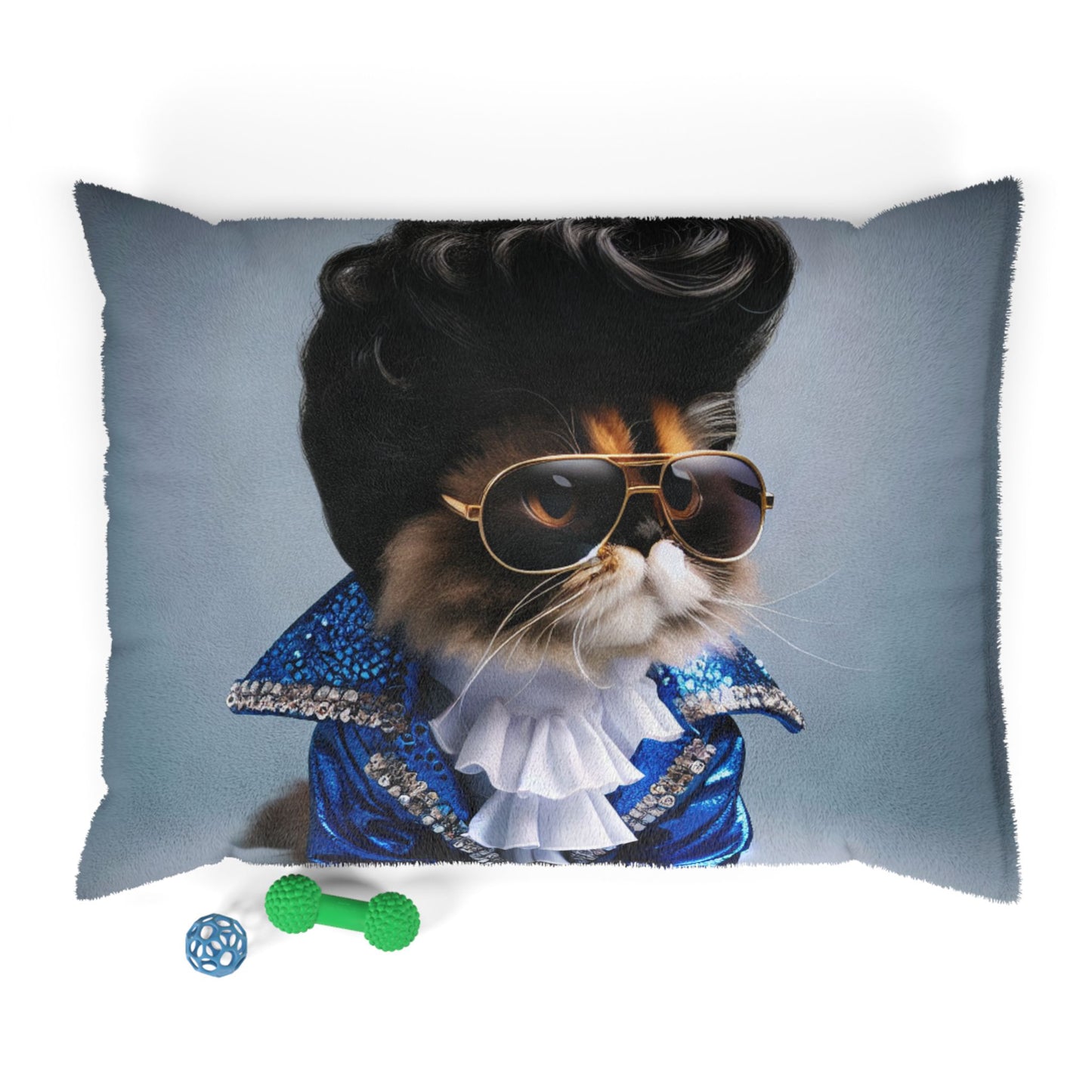 Elvis-Inspired Cat Bed, Stylish Pet Bed, Cozy Cat Cushion, Feline Lounge, Pet Accessories for Cat Lovers, Fun Home Decor