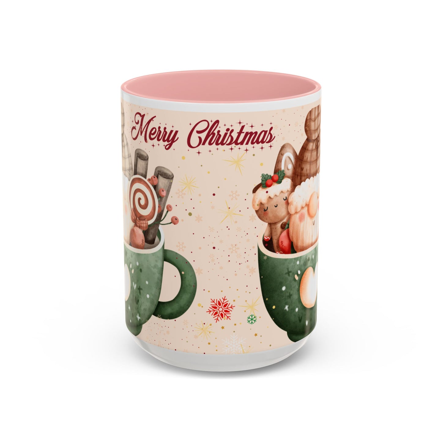 Holiday Coffee Mug – Merry Christmas Design, Cute Gift for Coffee Lovers, Festive Mug for Winter Celebrations, Unique Holiday Decor