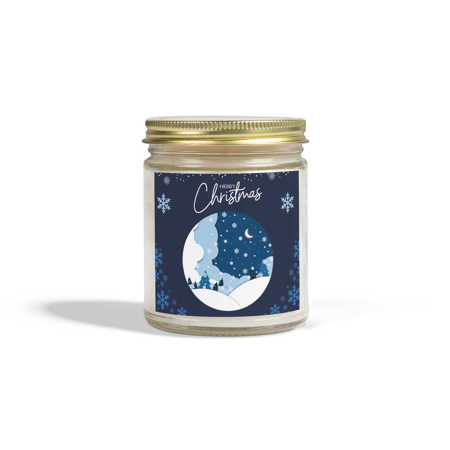 Christmas Scented Candle, Holiday Decor, Gift Idea, Winter Fragrance, Cozy Home Atmosphere