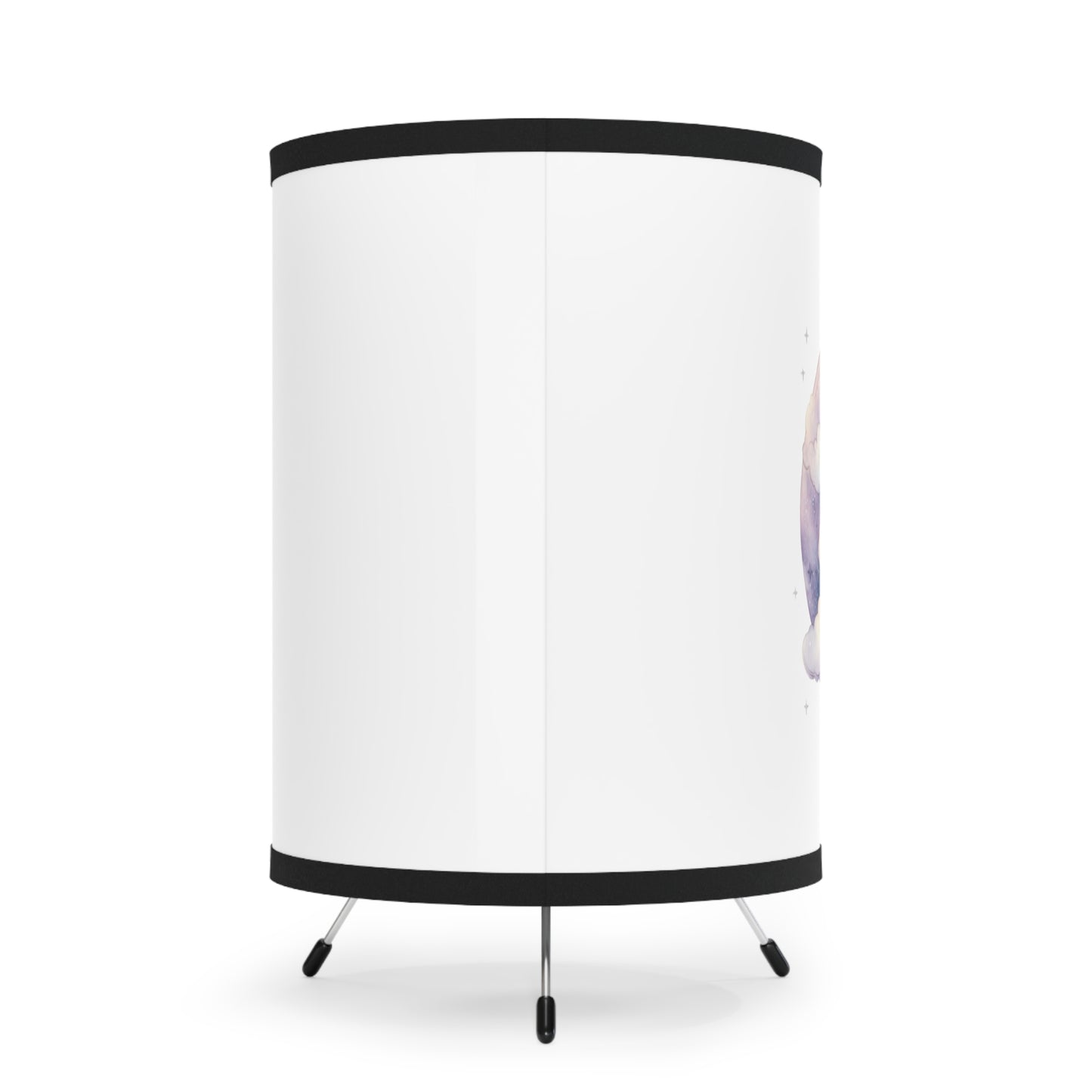 Whimsical Tripod Lamp with Love You to the Moon and Back Shade, Cozy Home Decor, Gift for Kids, Nursery Lighting, Moon Phase Decor