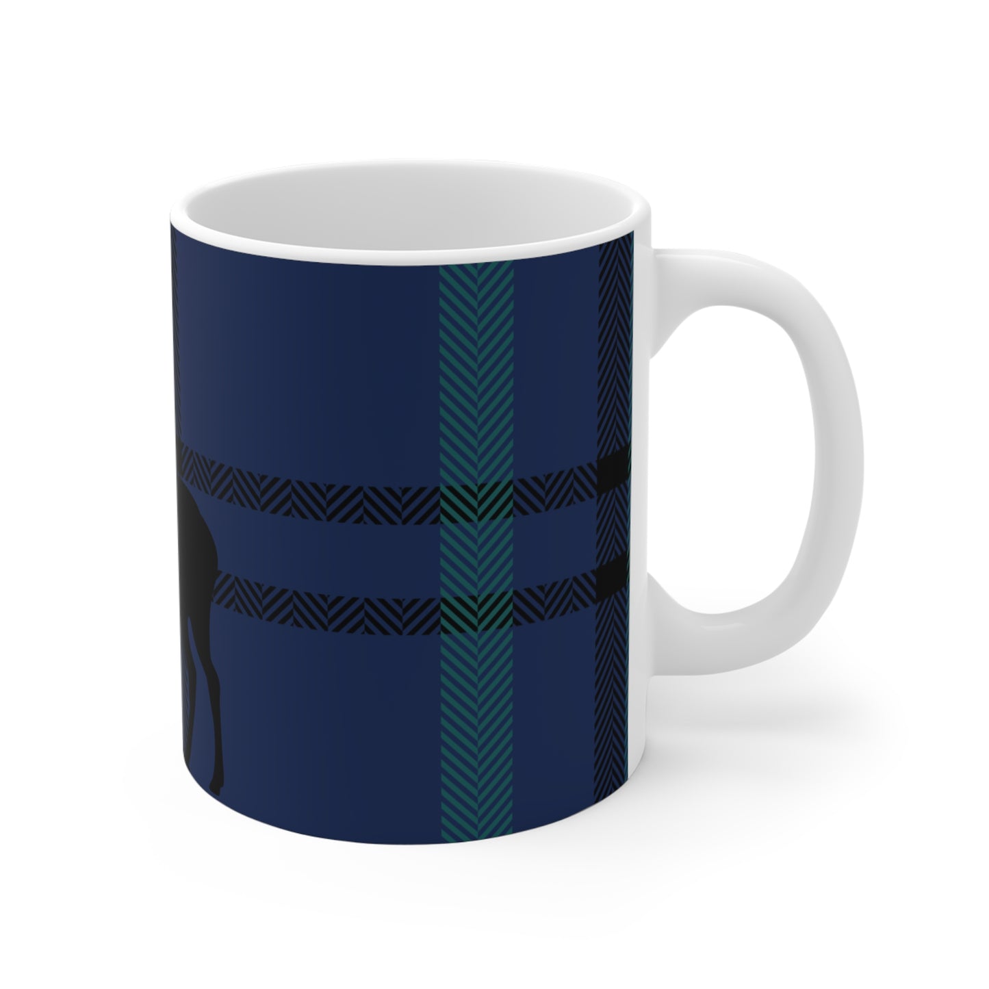 Plaid Stag Coffee Mug 11oz