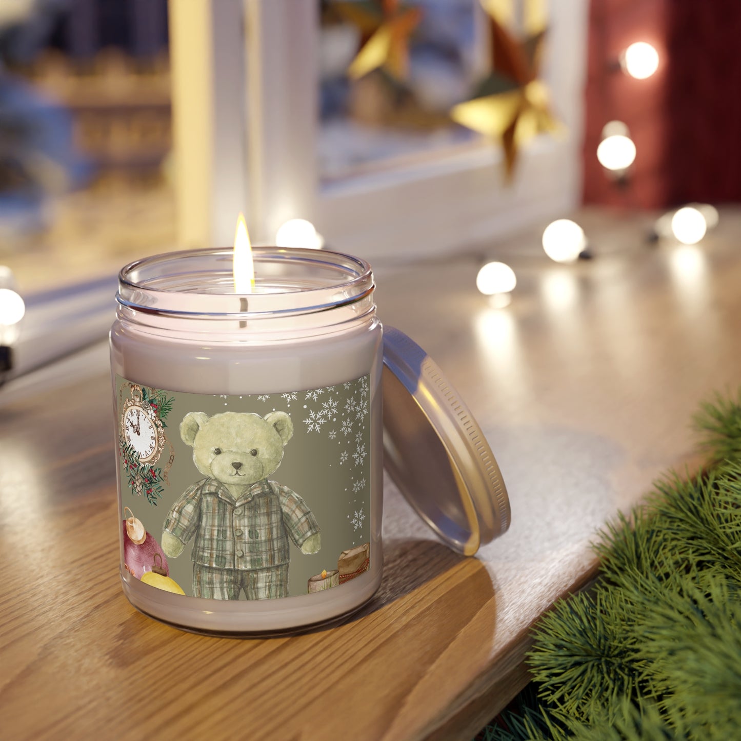 Cozy Holiday Bear Scented Candle